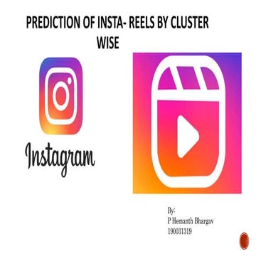 Prediction on instagram reels by clusters
