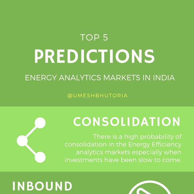 Top 5 Predictions for #EnergyAnalytics Markets in #India for 2017