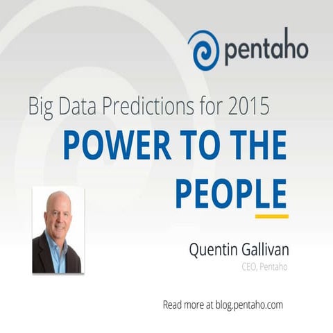 Big Data Predictions for 2015 