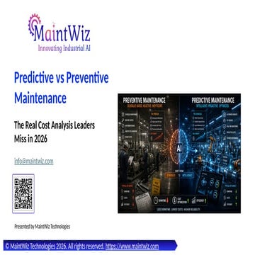 Predictive vs Preventive Maintenance: Cost Analysis Leaders Miss in ...