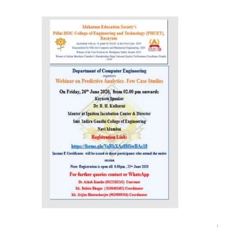 Predictive Analytics