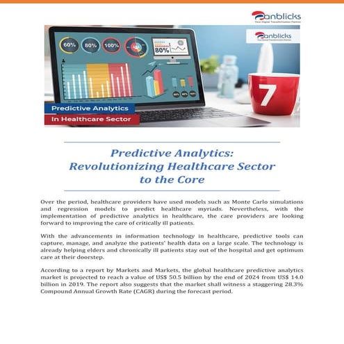 Predictive Analytics: Revolutionizing Healthcare Sector to the Core
