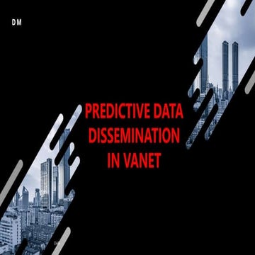 Predictive Data Dissemination in Vanet