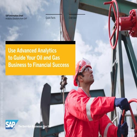 Predictive Finance for Oil & Gas customers