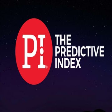 Predictive index 2021   Talent Optimization edition