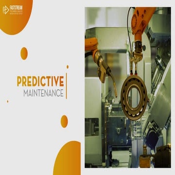 Predictive maintenance Solutions-Faststream Technologies