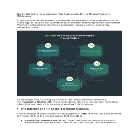 Predictive Maintenance Service Provider in Delhi NCR India