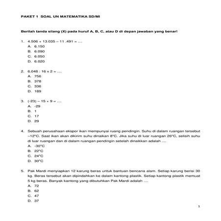 Latihan soal Matematika SD dan MI Kelas 6.pdf