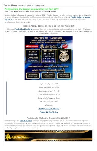 data live result togel sgp hari ini
