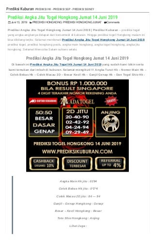 daftar angka togel hk