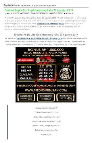 daftar no togel hongkong