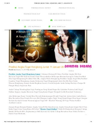 ciri bandar togel penipu