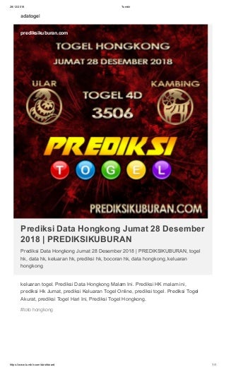 data sgp 28 maret 2018