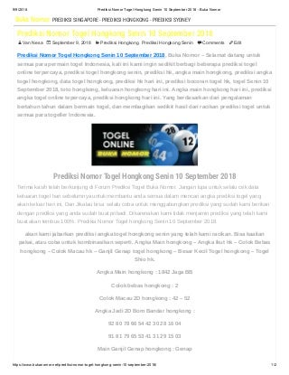 nomor hp bandar togel hongkong