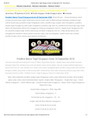 togel singapura yg naik hari ini