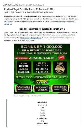 1001 togel mobile pasang hoki
