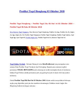 daftar togel hongkong malam ini