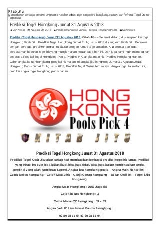 jadwal main togel singapore