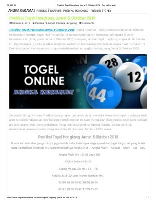 gimana cara bandar togel mengeluarkan nomor