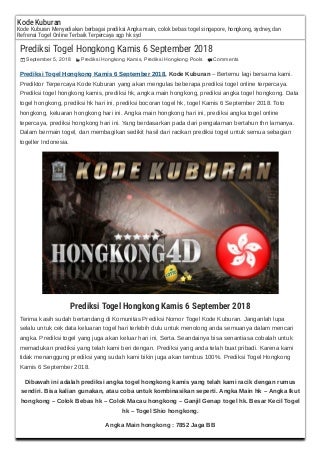 togel main korea