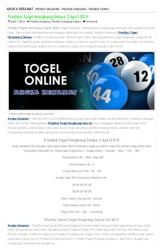 daftar togel pangeran toto
