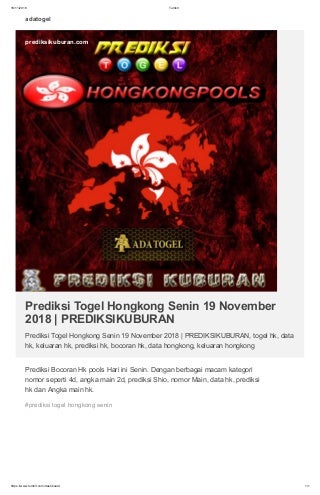 daftar togel hongkong november 2017