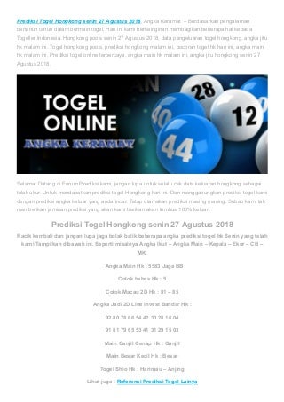 togel hongkong keluar malam hari ini
