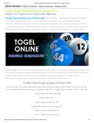 gambar ekor main togel