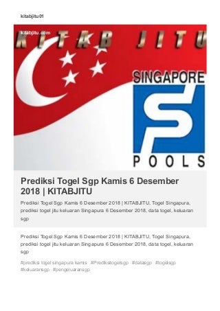 result togel sgp 6 juni 2018