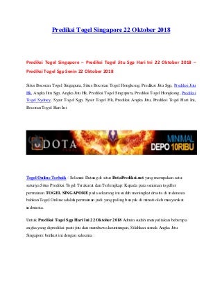 togel hari ini 22 mei 2018