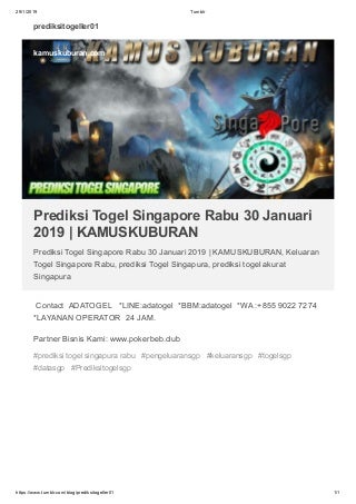 togel singapore keluaran 2015