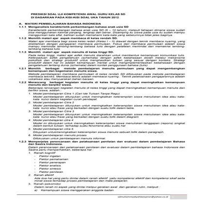 Prediksiujikompetensigurukelassdtahun2012