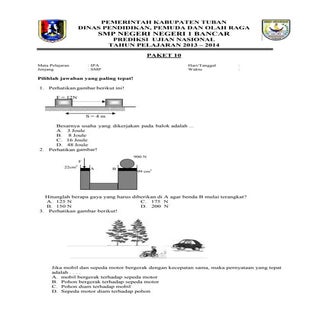 Naskah Soal Prediksi Ujian Nasional...