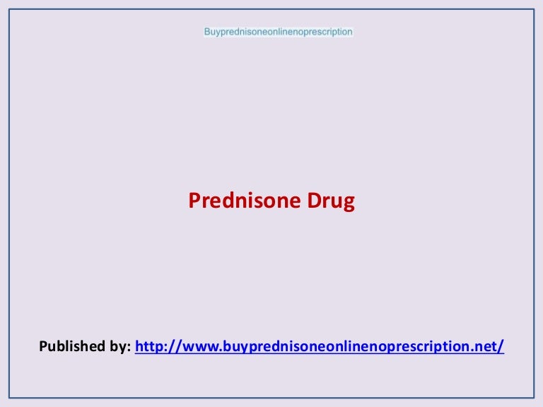 Prednisone drug