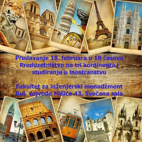 Preduzetnistvo na tri kontinenta