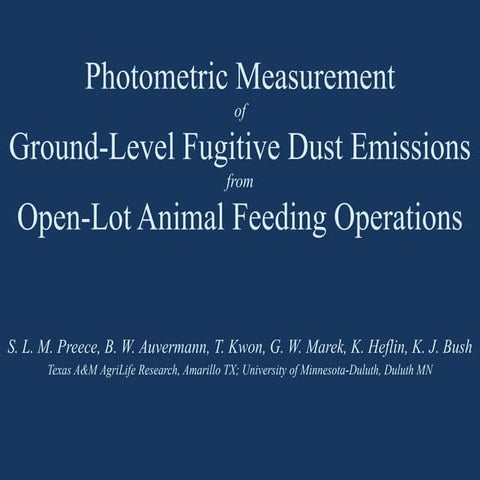 Photometric Measurement of Ground-Level 
