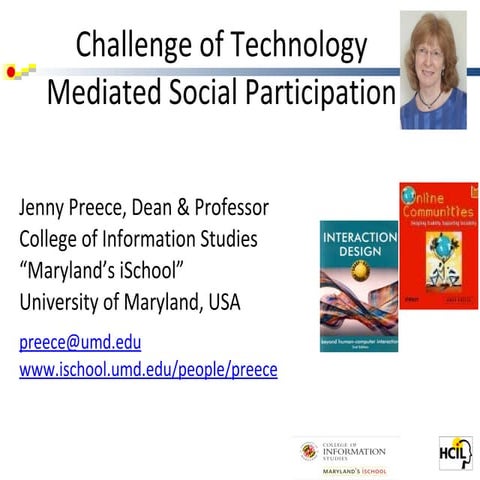 Challenge of Technology Mediated Social Participation