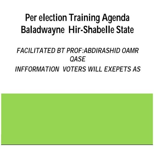 Pre-Campaign Political Checklist - Online Candidate | PDF