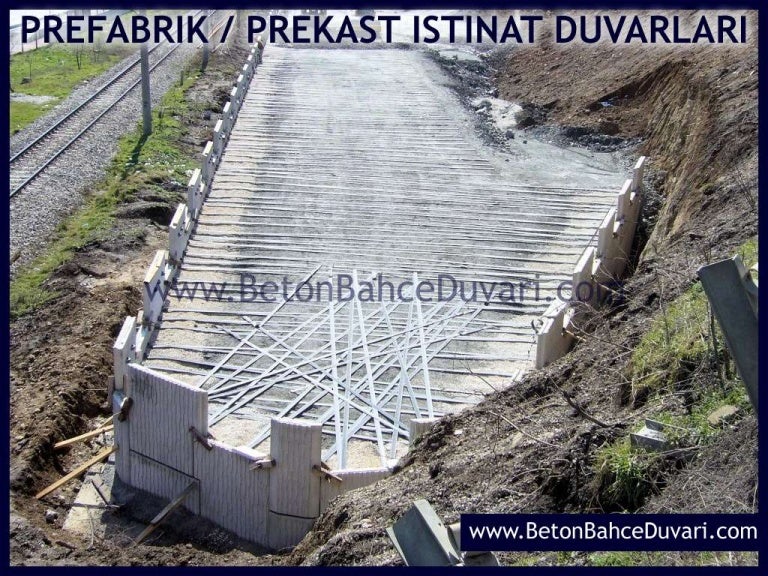 Prefabrik Prekast Betonarme Desenli Istinat Beton Duvarlar