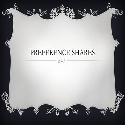 Preference shares