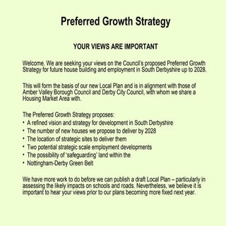 Preferred growth strategy   summary...