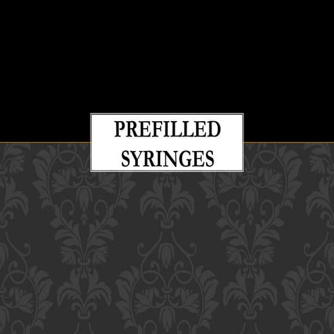 Prefilled syringes