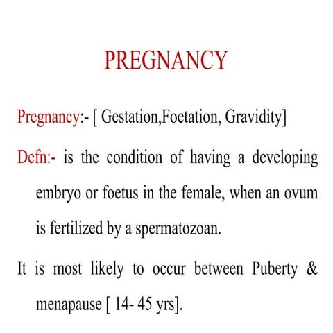 Virginity, pregnancy and delivery | PPTX
