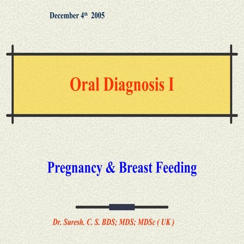 Pregnancy & breast feeding