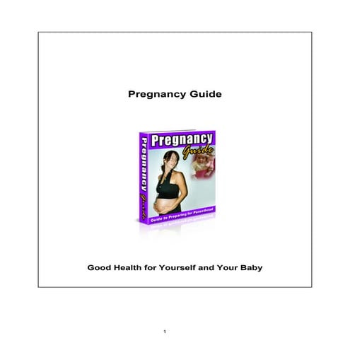 Pregnancy guide