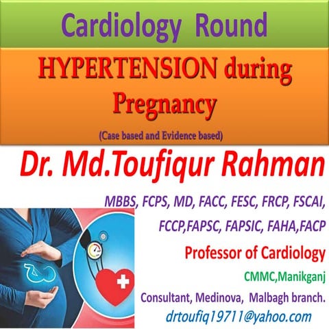 Step by step management of hypertension during pregnancy | PPSX