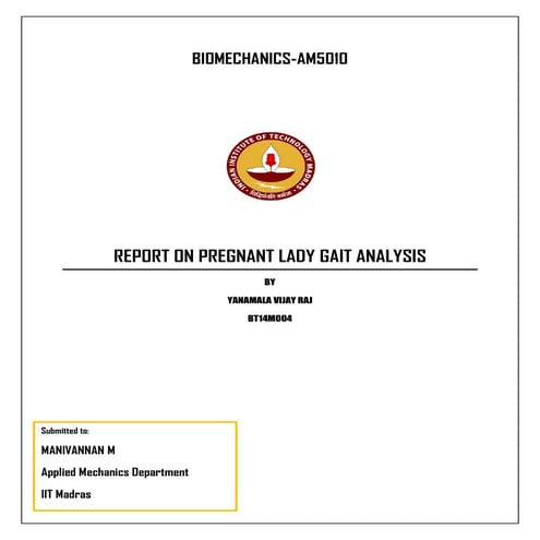 Pregnant lady gait analysis