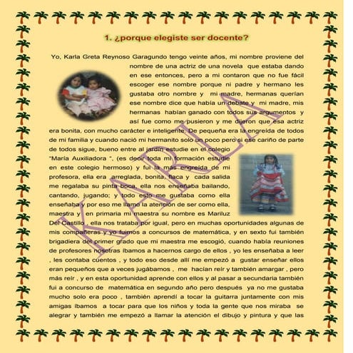 Conozca un poquito mas, sobre mi. 