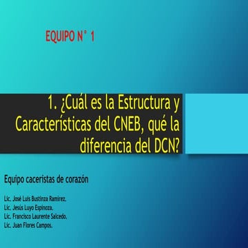 Preguntas 1 y 2 del cneb v.2 | PPTX