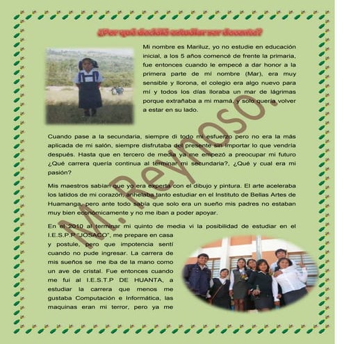 Respondiendo Preguntas sobre mi Formación.